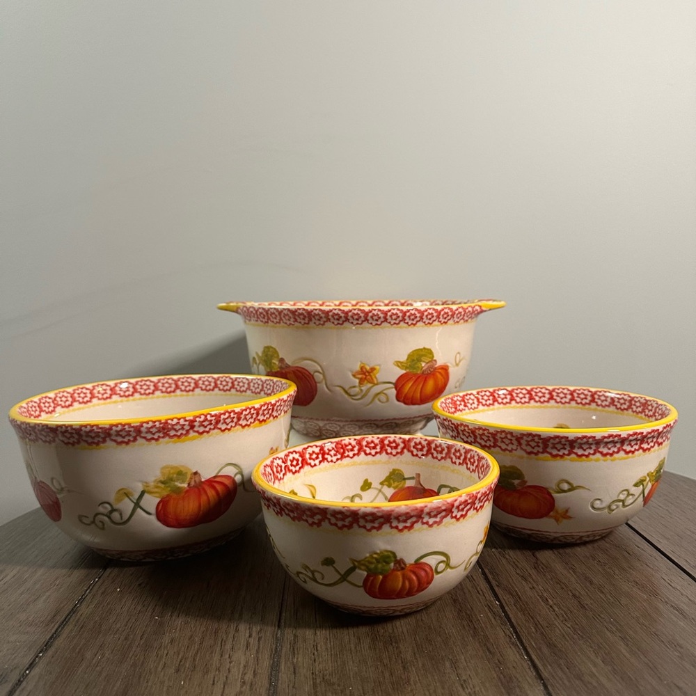 Temp-Tations Pumpkin Patch Nesting Bowls